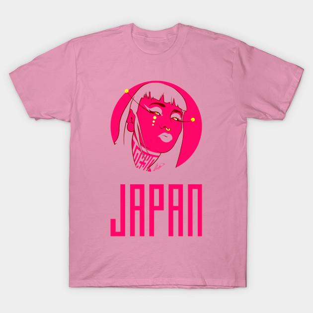 Dámské tričko Tokyo Girl Harajuku potisk Kawaii tričko Léto Krátký rukáv Dámské tričko Top