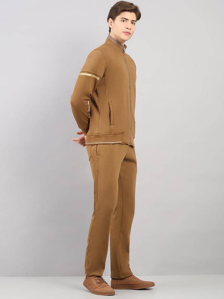 MONTE CARLO Mens Regular Fit Solid Tracksuit