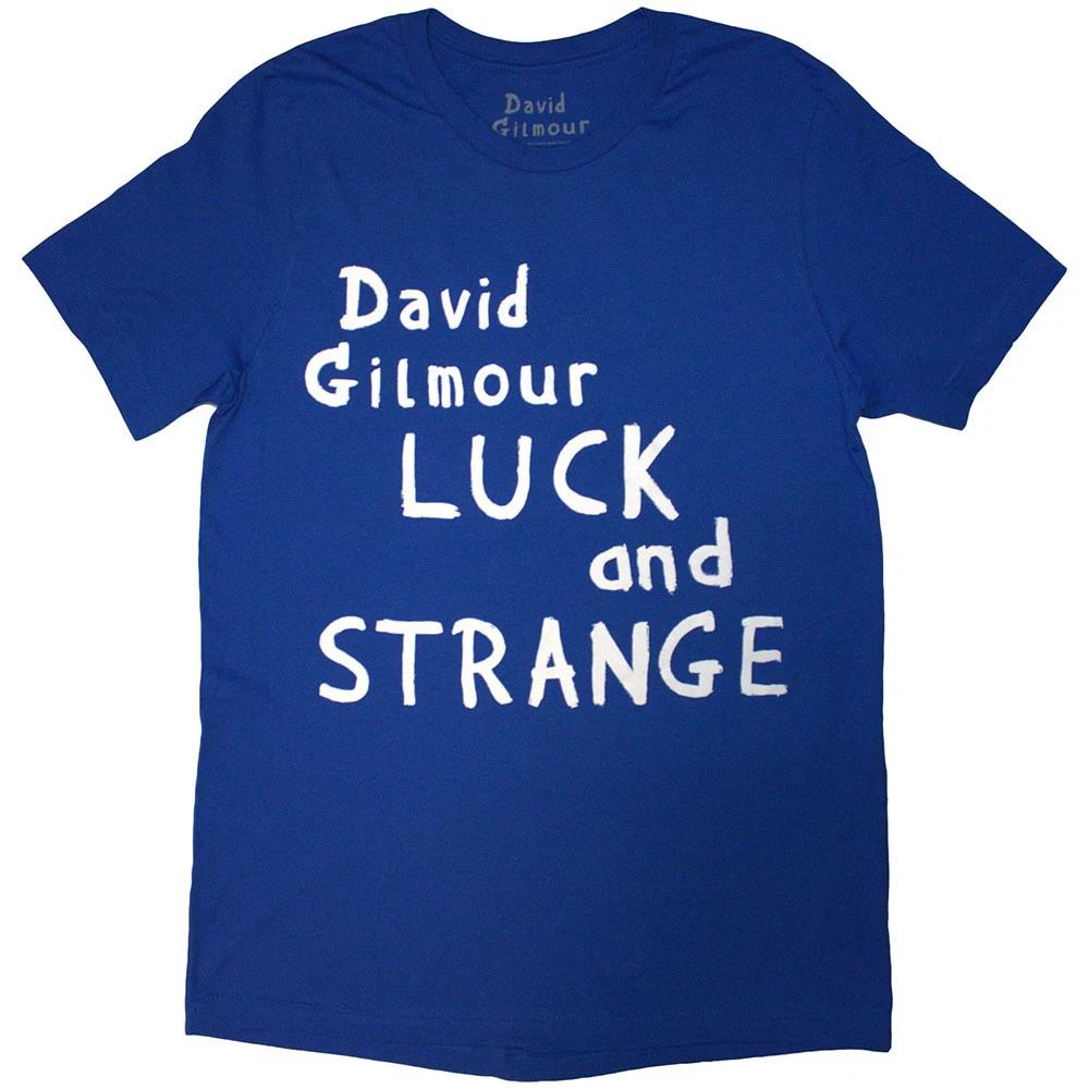 David Gilmour Luck Strange Logo Licensed TShirt Unisexs L