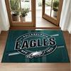 Philadelphia Eagles Design Crystal Velvet Rug Soft Decorative Mat for Bedroom Entrance