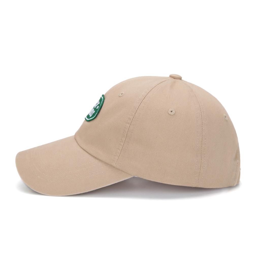 Beullaegsaenjeu Circle Patch Embroidered Ball Cap_Beige