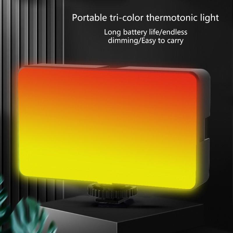 Rechargeable LED Video Light 10W Power with Adjustable Color Temperature for Studio and Outdoor Photo