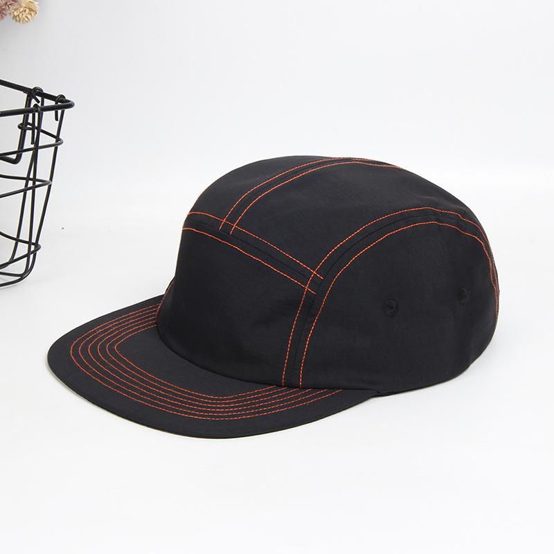 Quick Dry Water Resistant 5-Panel Skate Cap, Nylon High Quality Big Size Unisex Aviator Camping Hat
