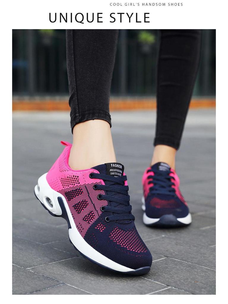 Women's Plus Size 2025 Air Cushion Running Shoes - Comfortable & Versatile Sports Footwear