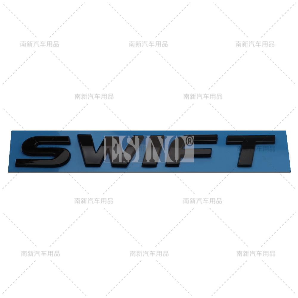 Car Styling Swift 3D ABS Adhesive Emblem Trunk Badge Fender Sticker Body Decal for Suzuki Swift чёрный