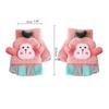 Outdoor Riding Warm Mittens Soft Elastic Knitted Half Finger Glove for Girls Boys Candy Color Cute Gloves