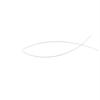 Compact Stainless Steel U-Shaped Thread Trimming Scissors for Cross-Stitch and Gauze