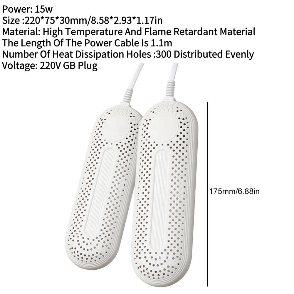 Electric Shoe Boot Dryer Eliminate Odor UV Foot Dryer Fast Drying Shoe Drying Dehumidifier Multifunction for Household Dormitory