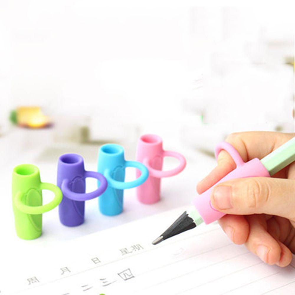 Buy 3Pcs/set Corrector Writing Tool Device Students Correction Posture Pencil Holder Silicone