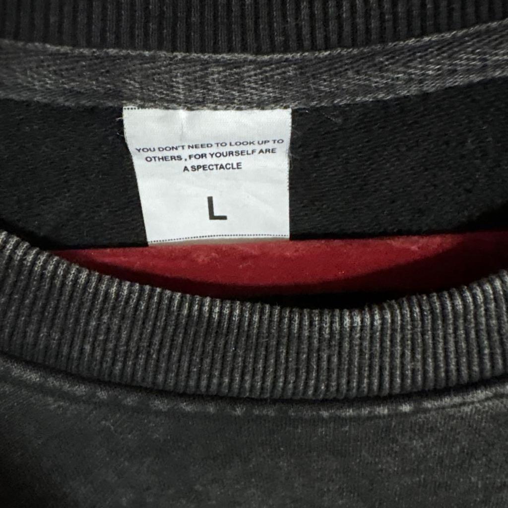 [USED] Evangelion Ayanami Rei Anime Long Sleeve T-Shirt Sweatshirt Black