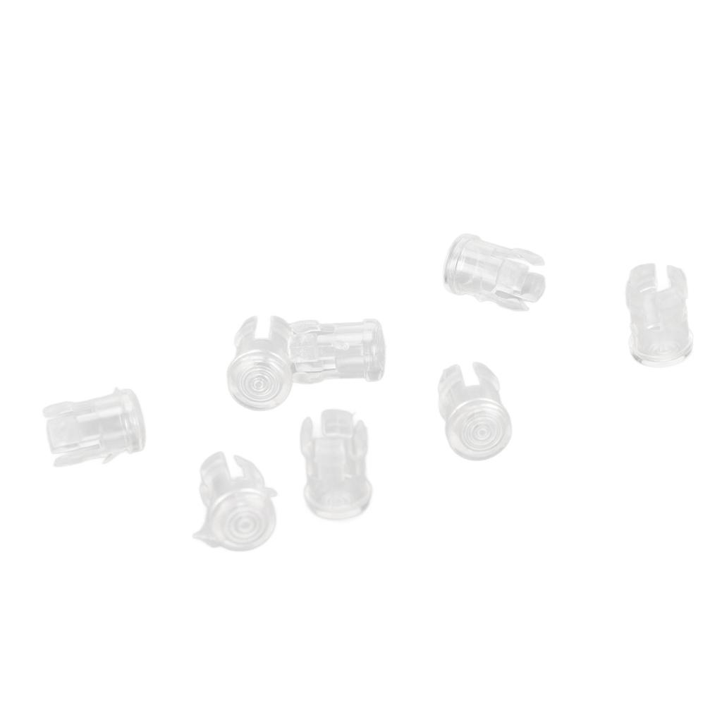 100Pcs LED Light Emitting Diode Shade Transparent Cap Protective Cover Electronic Component 3mm