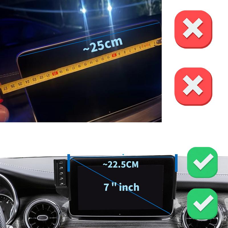 for Mercedes-Benz V-Class W447 2014~ Phone Holder Screen Fixed Navigation Bracket Base Wireless Charging Accessories