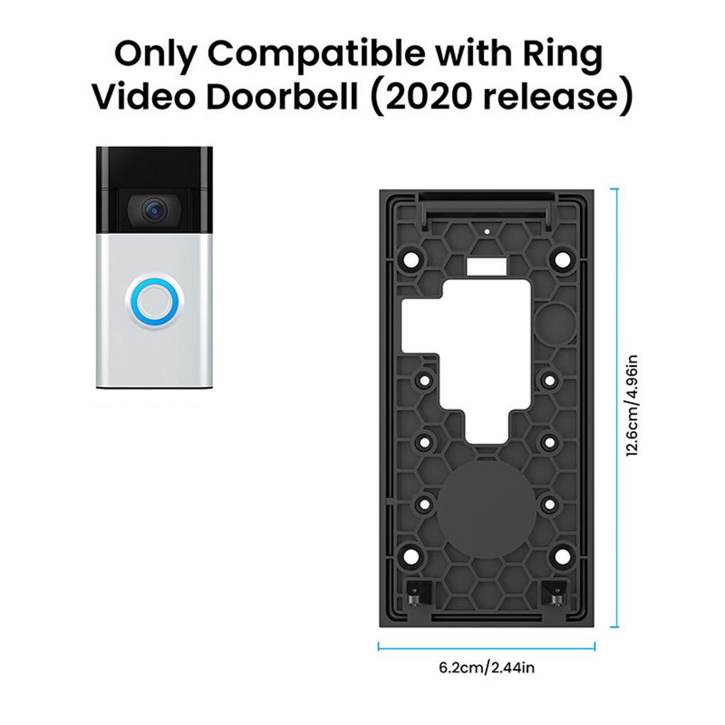 Easy Installation No Drill Ring Doorbell Mount For Quick Setup And Ring Doorbell Mount No Drill