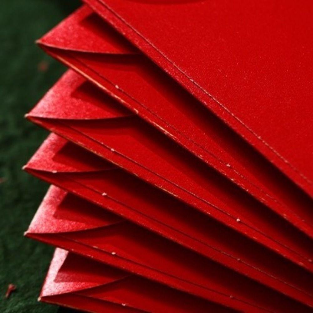 6Pcs Large Capacity 2026 Horse Year Red Envelope Traditional Lucky Money Bag  Spring Festival