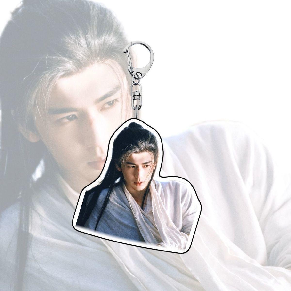 

Handsome Zhang Linghe Pendant Backpack Keychain Zhu Yu Cosplay Character Xie Zheng Acrylic Backpack Hanging Gift Fans Collection
