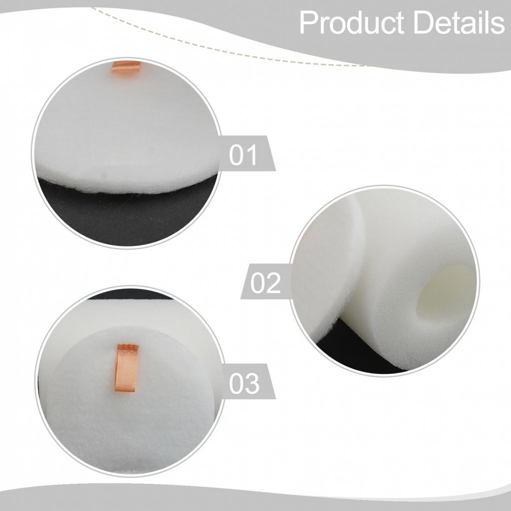 For Shark For IQ Robot Vacuum Compatible Foam & Felt Filter Set of 4 Pieces