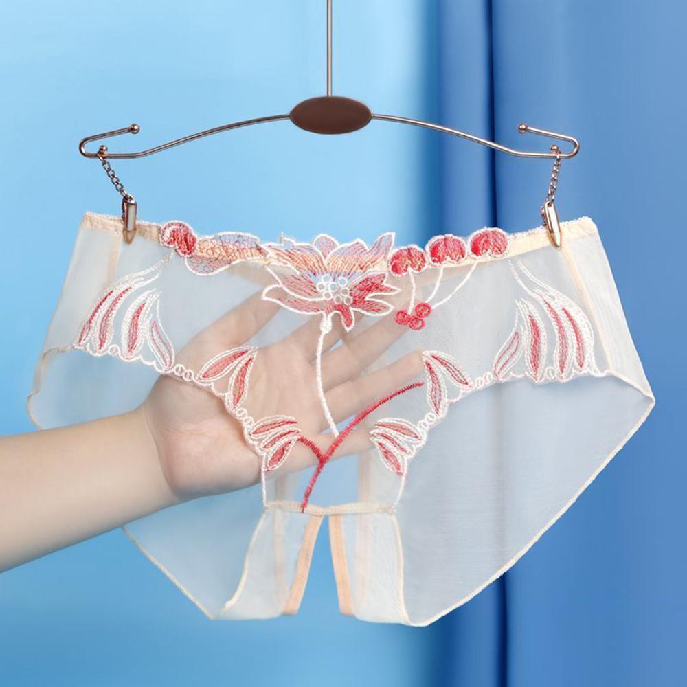 Womens Briefs Lace Large Size M-2XL Mesh Nightwear Printed