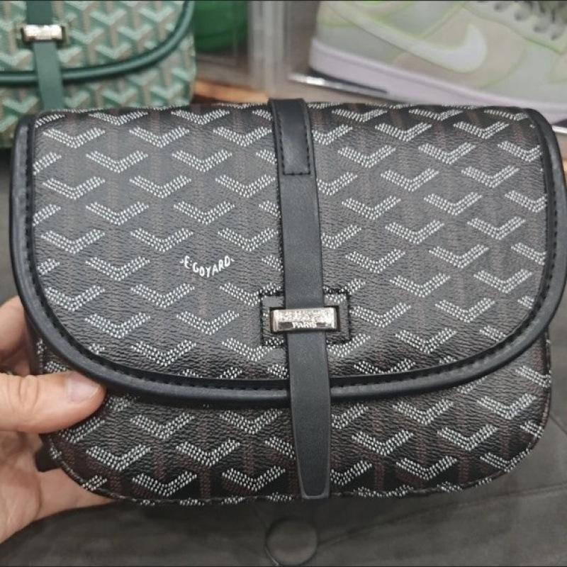 Goya Unisex Fashion Print Dogtooth Saddle Crossbody Messenger Bag
