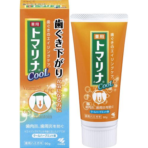 

Tomarina Cool Medicated Toothpaste for Receding Gum, Cool Herb Mint Scent, 90g