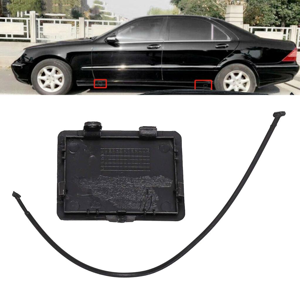 Stoßstangenkappe Seitenschweller Lochabdeckung S-Klasse S500 S600 W140 W220 1406980330 Zubehör Grundiert/Unlackiert Ersatz