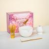 Matcha Whisk Set, Ceramic Bowl Matcha Kit & Handcrafted Bamboo Chasen, Complete 1/1 Pcs Matcha Set for Valentine's Day Gifts