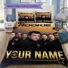 Custom Name THE ROOKIE TV SHOW Bedding,Quilt Set Quilt Cover Pillowcase Home Birthday Gift(1 * duvet cover + 2 * pillowcase, without core)_xia