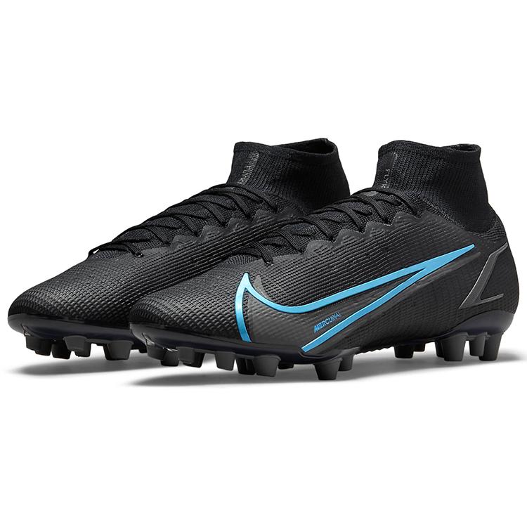 New Nike Mercurial Superfly 8 Elite Ag 'Black Photo Blue' CV0956-004