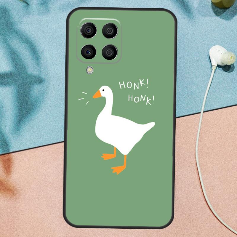 Cute Cartoon Duck Case For Samsung Galaxy M54 M14 M34 M13 M53 M56 M52 M32 M16 M11 M21 M31 M35 M12 M15 M36 M55