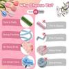 676PCS Pipe Cleaner Craft Kit – 5 Colors Pipe Cleaners for DIY Flowers, All in One Chenille Stem Art and Craft Supplies for Gift