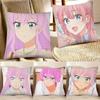 Slice Anime Watanare Pillow Case Fashion Square Pillowcase Bedroom Sofa Room Ins Decoration Leisure