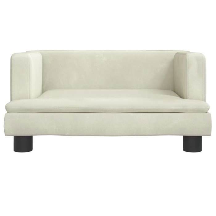 VidaXL Canapé pour enfants crème 60x40x30 cm velours, mini canapé, mini canapé-chaise, mini canapé pour enfants, canapé de 3196323