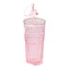 peach blossom goddess pink gradient straw cup 550ml