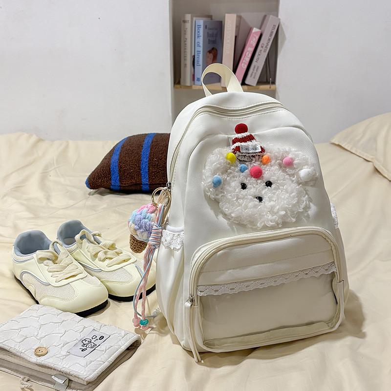 Cartoon Cute Dog School Backpack For Girls And Boys With Large Capacity For Daily Use
