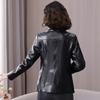 JOHLIN DREAM Women's Fleece-Lined Faux Leather Jacket