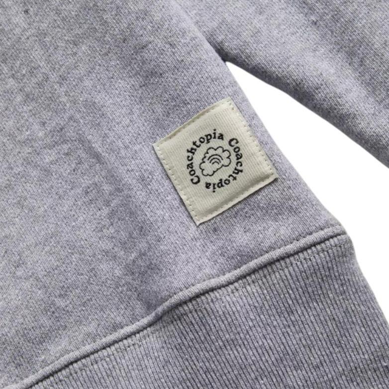 Coach Floral Print Hooded Long Sleeve Sweatshirt Unisex sweatshirt Gray CP881-GRM