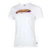 Puma T-shirt z nadrukiem literowym, z krótkim rękawem, damski top, biały 630565-02
