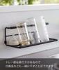 Yamazaki Film Hook Wide Jug Bottle Holder L Black (Dimensions: Approx. W32 x D12.2 x H10.7cm, excluding film hook) Tower Kitchen Panel Drainer for