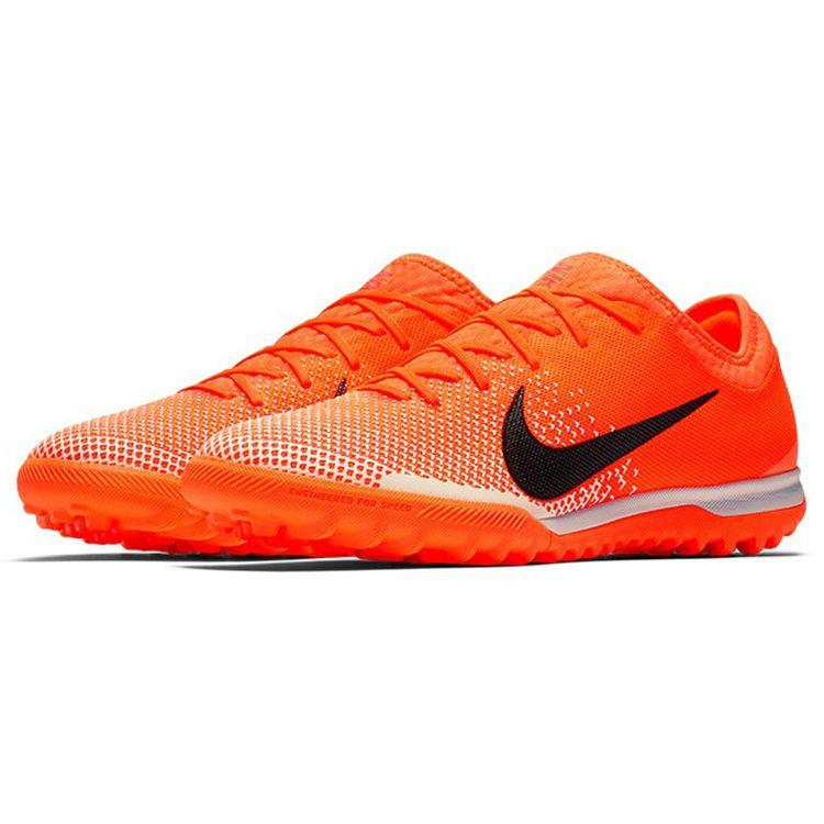 Nike Buty sportowe Vapor 12 Pro TF Hyper Crimson Unisex Pomarańczowo-czarno-białe AH7388-801