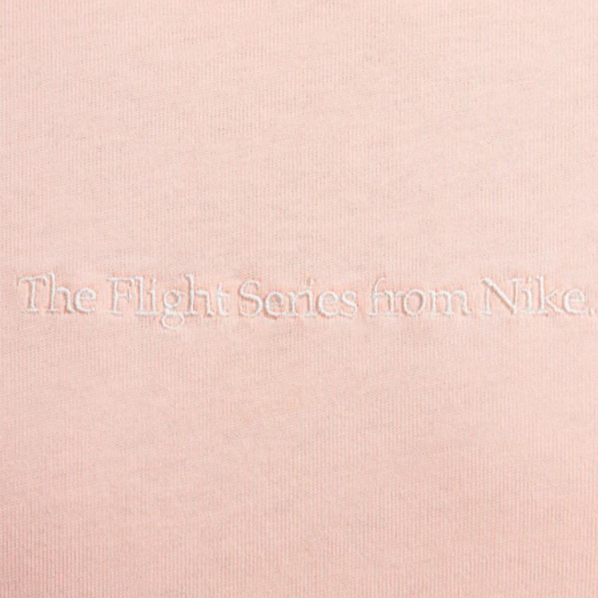 Nike Flight Embroidered Basketball T-Shirt Men Tops Washed-Coral-Red CQ3875-664