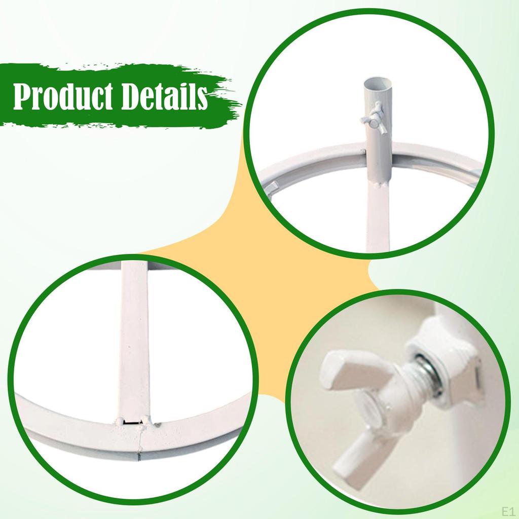 Flower Pole Display Stand Base Decoration Floral Arrangement DIY Holder for Birthday