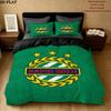 Sk Rapid Wien Pattern Bedding uilt Set uilt Cover Pillowcase Home Decoration Birthday Gift (1 * duvet cover + 2 * pillowcase without core)