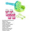 Trumpet Bubble Blower Set Kids Bubbles Maker with Tray Bubble Wands Funny Bubbles Toy for Kids Outdoor Entertainment Portable Bubble Machine