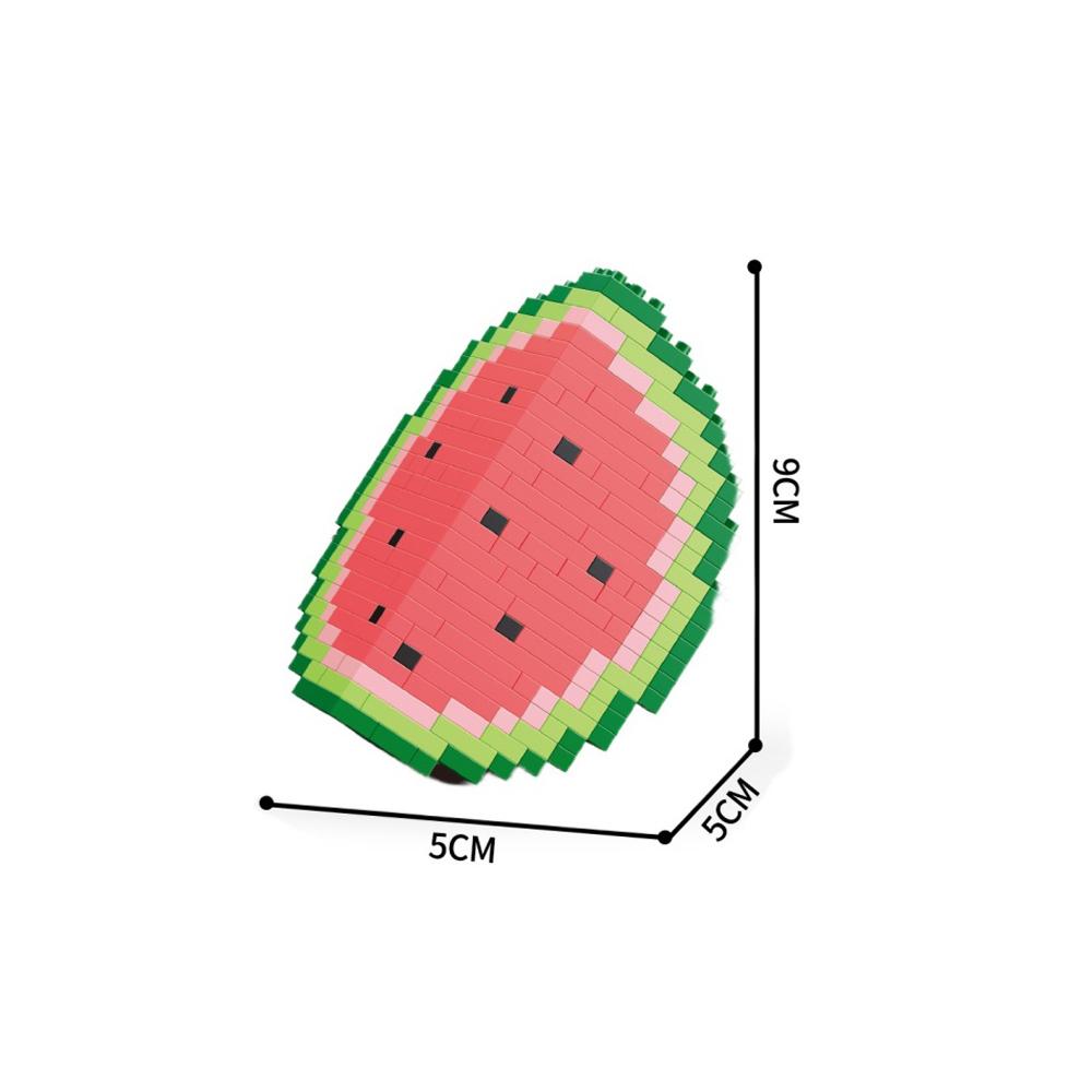 Fun Fruit 3D Micro Mini Building Block Toys, Cultivate Logical Thinking, Eco Friendly ABS Material, Children's Birthday Gifts