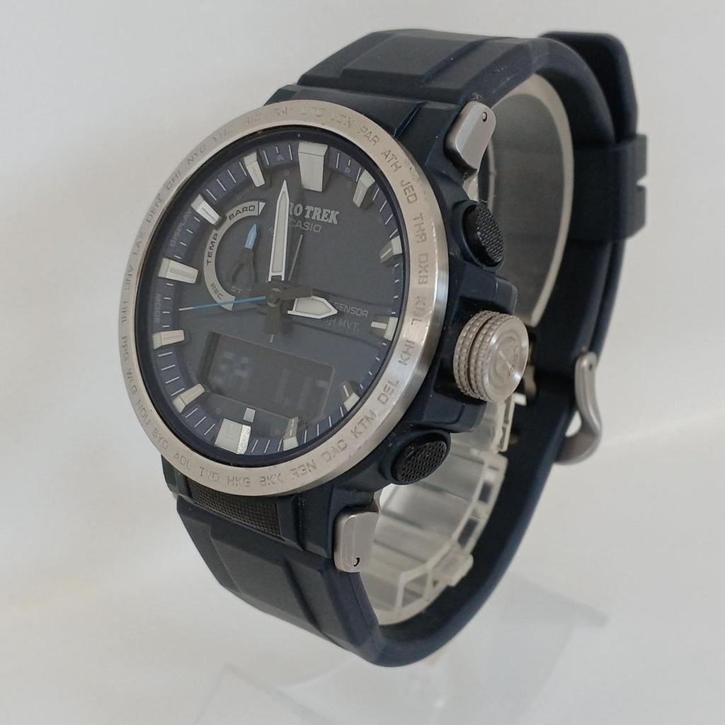 Used CASIO PRO TREK RW-60-2ADR Solar Radio Watch