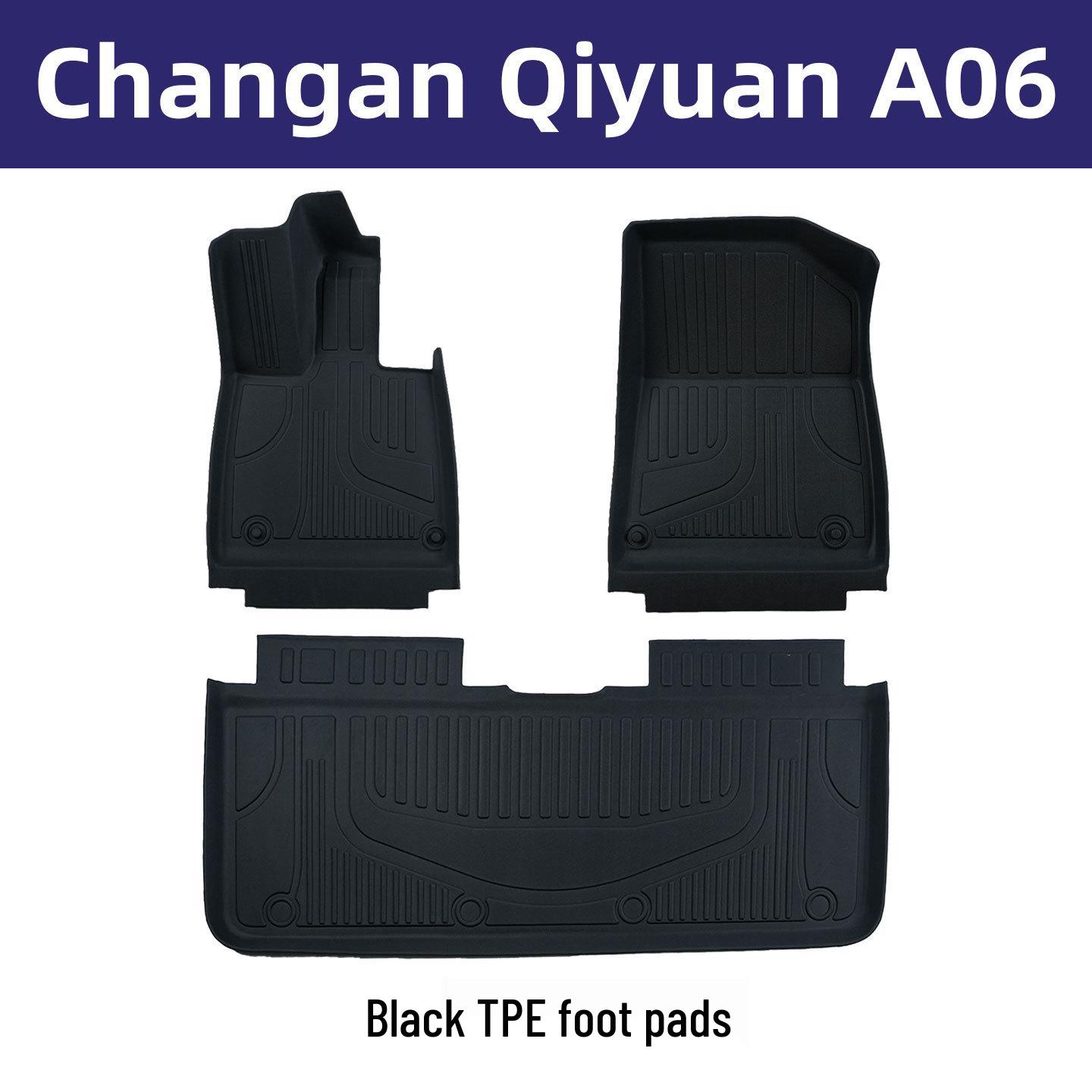 Экологичные напольные коврики из ТПЭ без запаха для Changan Qiyuan A06 - Двухслойные, износостойкие, для улучшения интерьера.