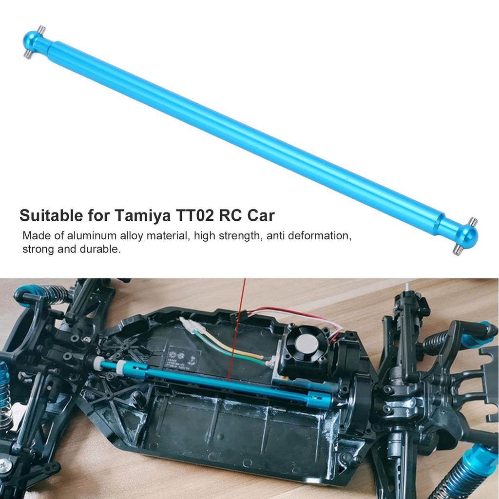 RC 165mm Aluminum Alloy Centre Drive Shaft Dogbone for Tamiya TT02 RC Car Upgrade Parts