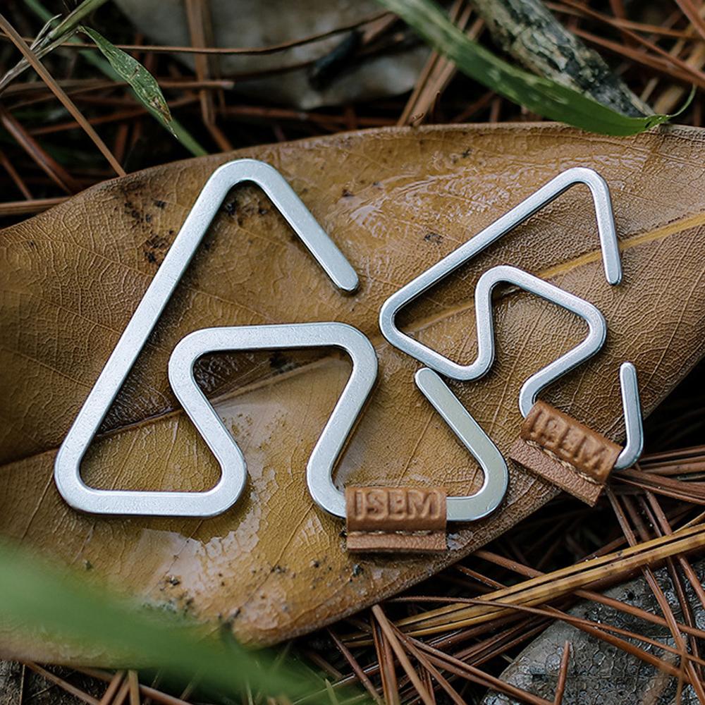 Multifunksjonell Henger Krok Telt Lyshengere Utendørs Camping Vandring Lantern Hung Spenne Rustfri