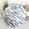 1 Stück Fischschwarm Automatischer Faltregenschirm mit 8-Speichen-Windschutz-Design, Tragbarer Faltbarer Sonnenschirm für Halloween, Weihnachtsgeschenke