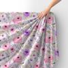 Royal Samt Stoff Polyester Zum Nähen - Motiv Blumen - Rdx2556