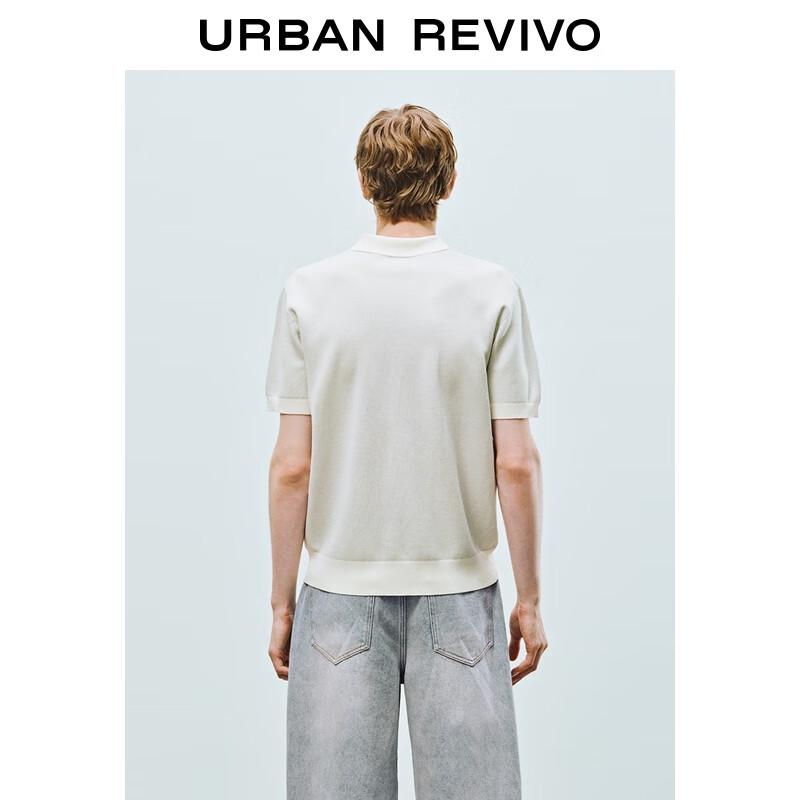 UR Men's 2025 Autumn Simple Polo Collar Knitted Shirt